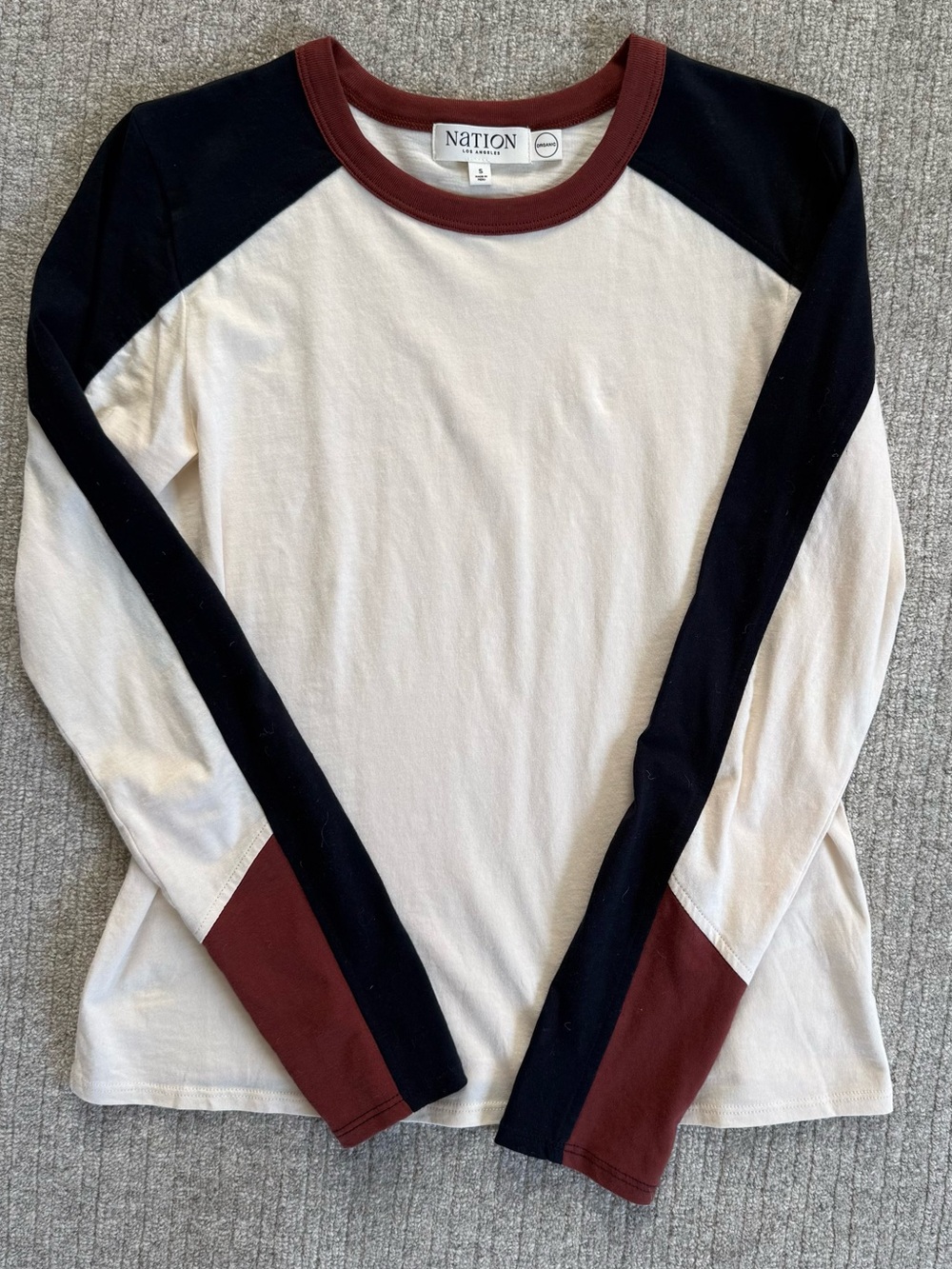 Nation Long Sleeve Raglan Tee